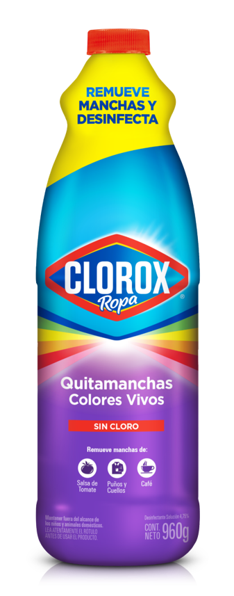 Clorox® Ropa Quitamanchas Colores Vivos | Clorox Chile