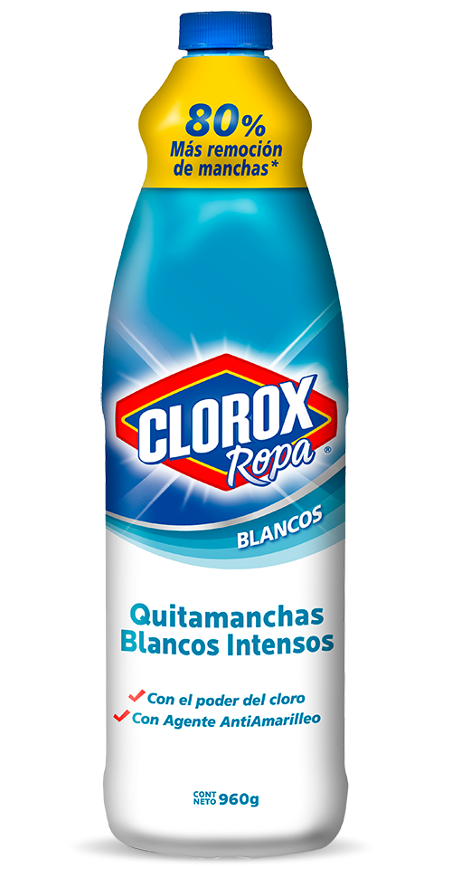 Red de comunicacion prima papel Clorox® Ropa Quitamanchas Blancos Intensos | Clorox Chile