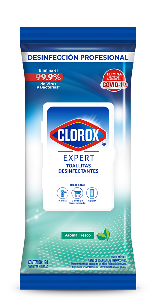 Expert Toallitas Desinfectantes Clorox Chile